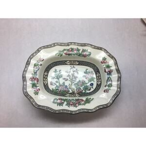 VINTAGE Coalport CHINA Indian Tree Pattern SMALL Oval VEGETABLE Serving DISH